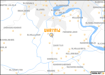 map of ‘Uwayrīj