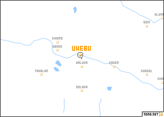 map of Uwebu