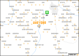 map of Uweyoba