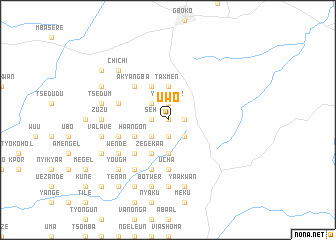 map of Uwo