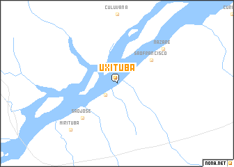 map of Uxituba