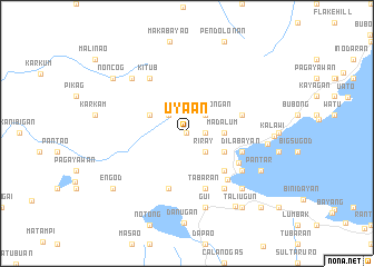 map of Uyaan