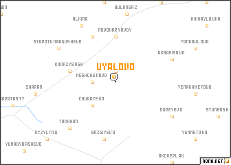 map of Uyalovo