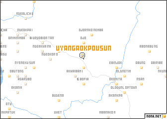 map of Uyanga Okpo Usun
