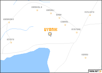 map of Uyanık