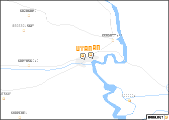 map of Uyan