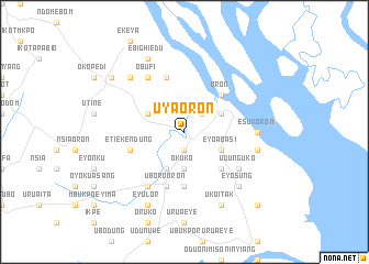 map of Uya Oron