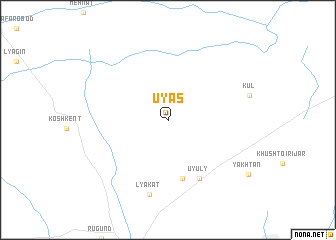 map of Uyas