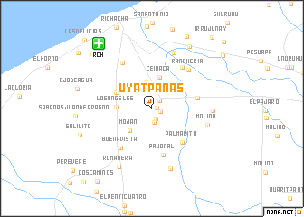 map of Uyátpanas