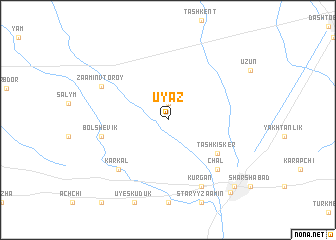 map of Uyaz