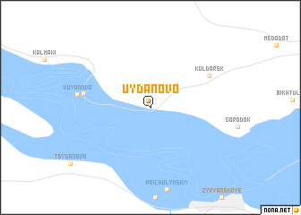 map of Uydanovo