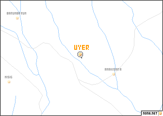 map of Uyer