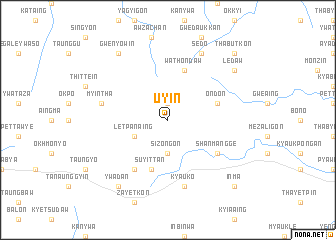 map of U-yin
