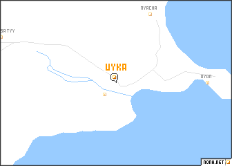map of Uyka