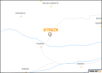 map of Uymuzh