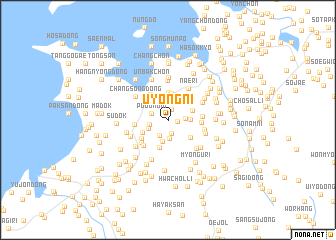 map of Uyŏng-ni