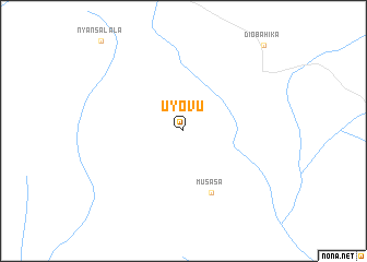 map of Uyovu