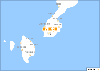 map of Uyugan