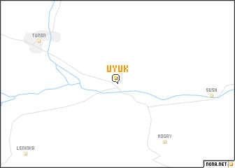 map of Uyuk