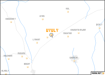 map of Uyuly