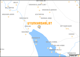 map of ‘Uyūn Khashālāt
