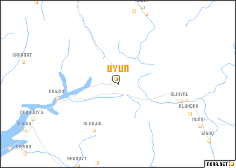 map of ‘Uyūn