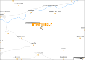 map of Uyvay-Medla