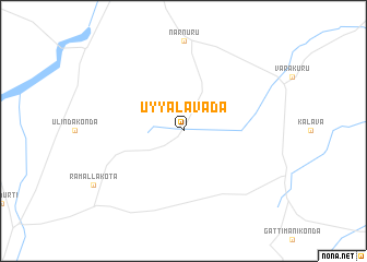 map of Uyyālavāda