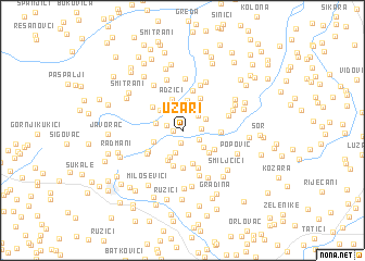 map of Užari