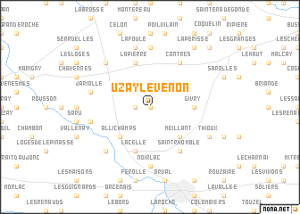 map of Uzay-le-Venon