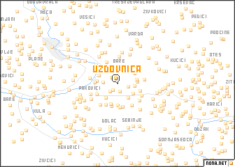 map of Uzdovnica