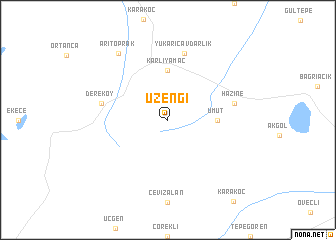 map of Üzengi