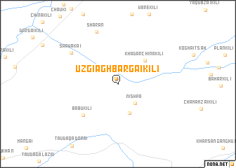 map of Uzgi Aghbargai Kili