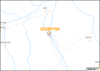 map of Uzgorysh