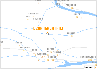 map of Uzhānga Gat Kili