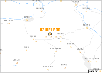 map of Uzinele Noi