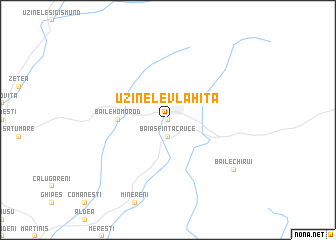 map of Uzinele Vlăhiţa