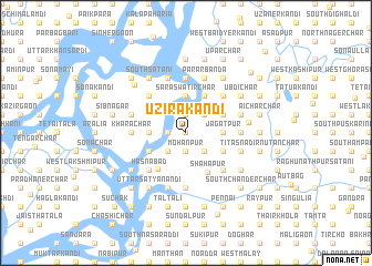 map of Uzirākāndi