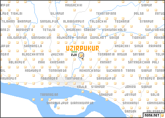 map of Uzīrpukur