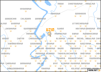 map of Uzīr