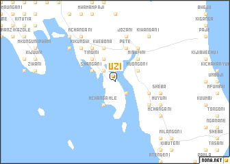 map of Uzi