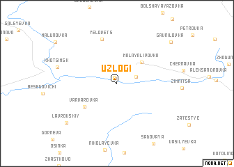 map of Uzlogi