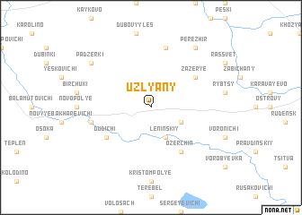 map of Uzlyany