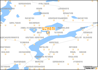 map of Uzmeni