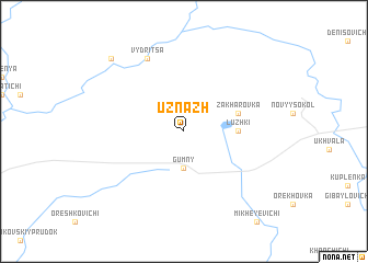 map of Uznazh