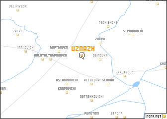 map of Uznazh