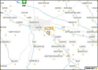 map of Uzos