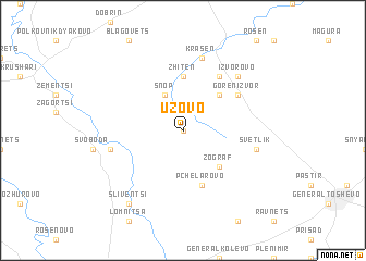map of Uzovo