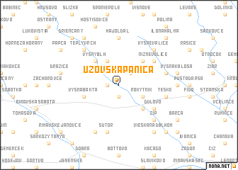 map of Uzovská Panica