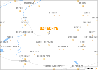 map of Uzrechʼye